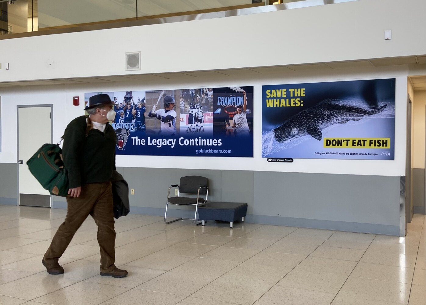 PETA sign at Jetport