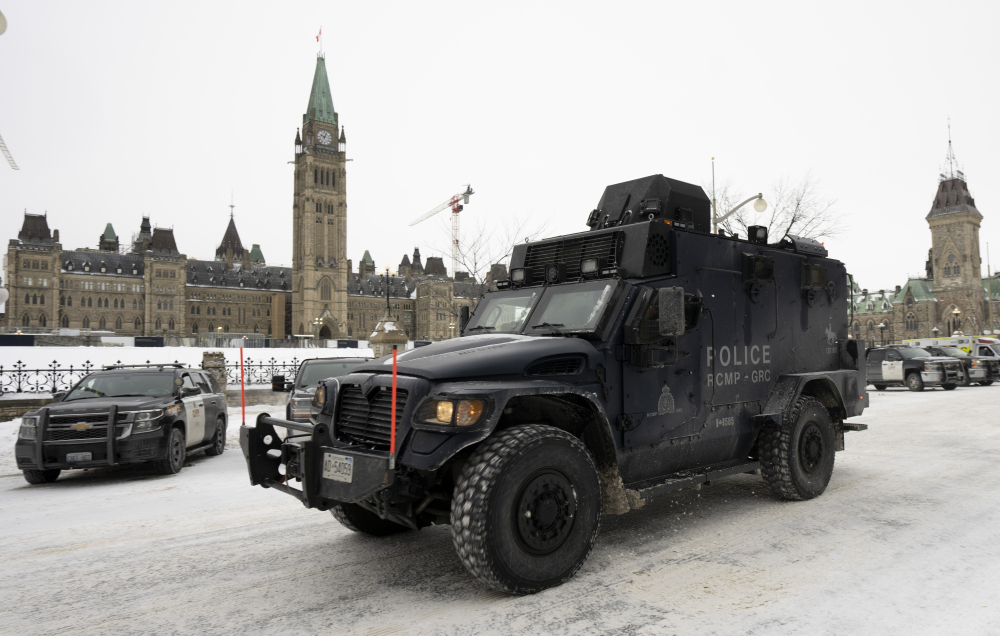 Virus Outbreak Canada Protests