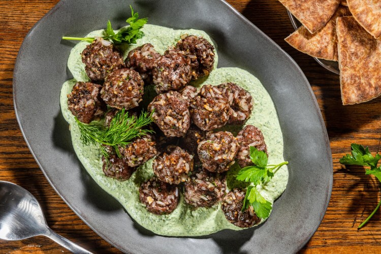 Lamb Meatballs with Sumac and Feta