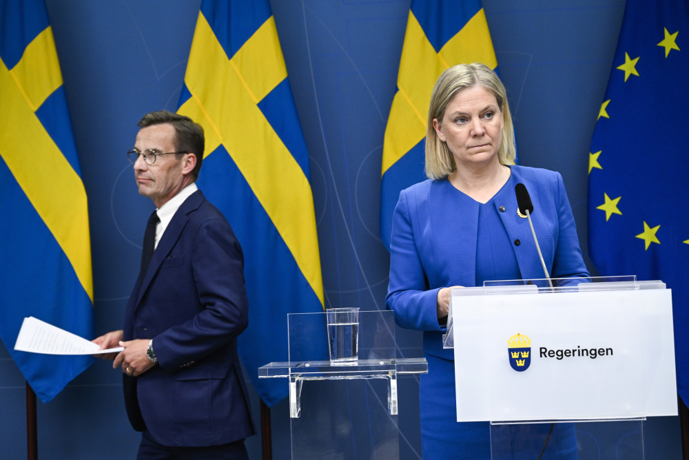 APTOPIX Sweden NATO