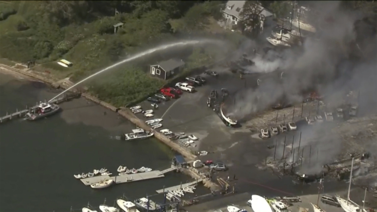 Boatyard Fire