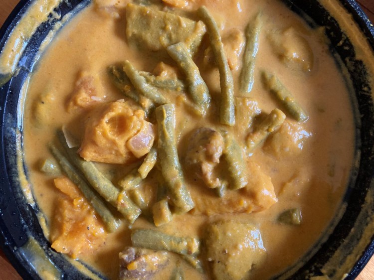 Ginataang Sitaw Kalabasa at Buena Vista Filipino Food Market.