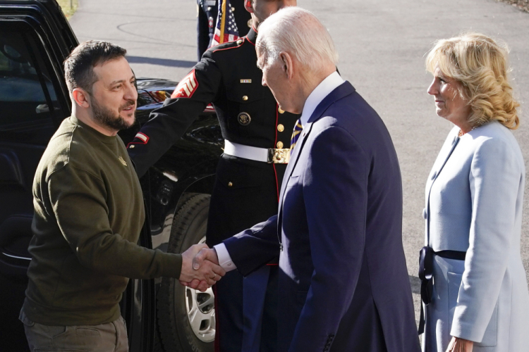 APTOPIX Biden Zelenskyy Washington