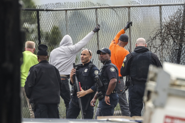 Police Training Site Protest