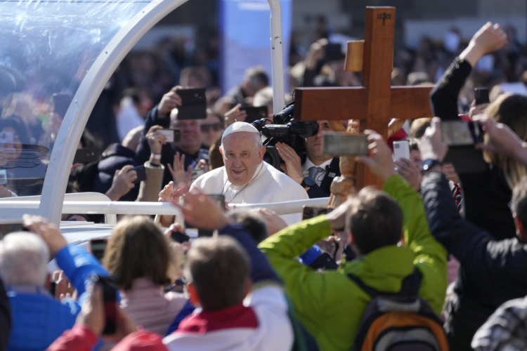 APTOPIX Hungary Pope