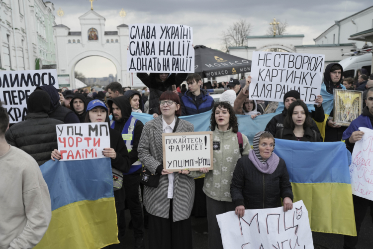 Russia Ukraine War Monastery