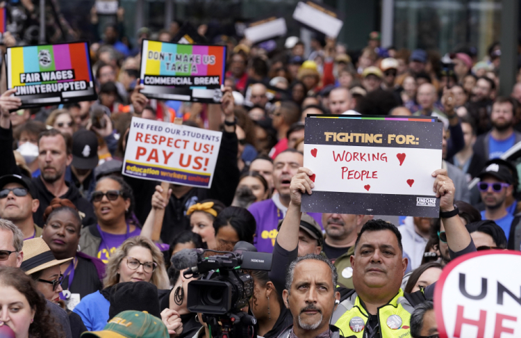 Unions Strike Back Rally