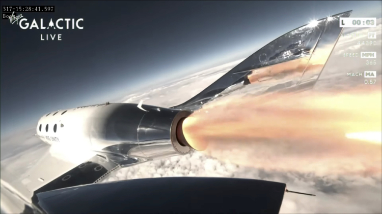 Virgin Galactic Research Flight