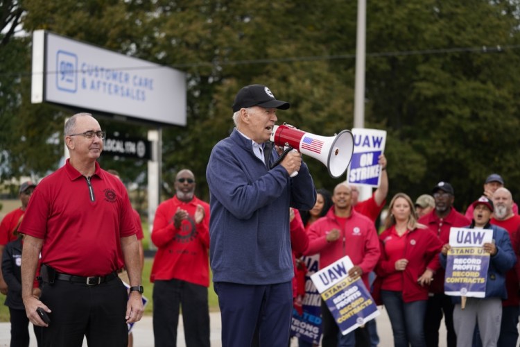 Auto Workers Strike Biden