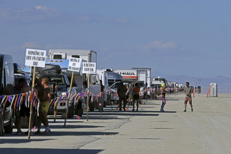 Burning Man Flooding