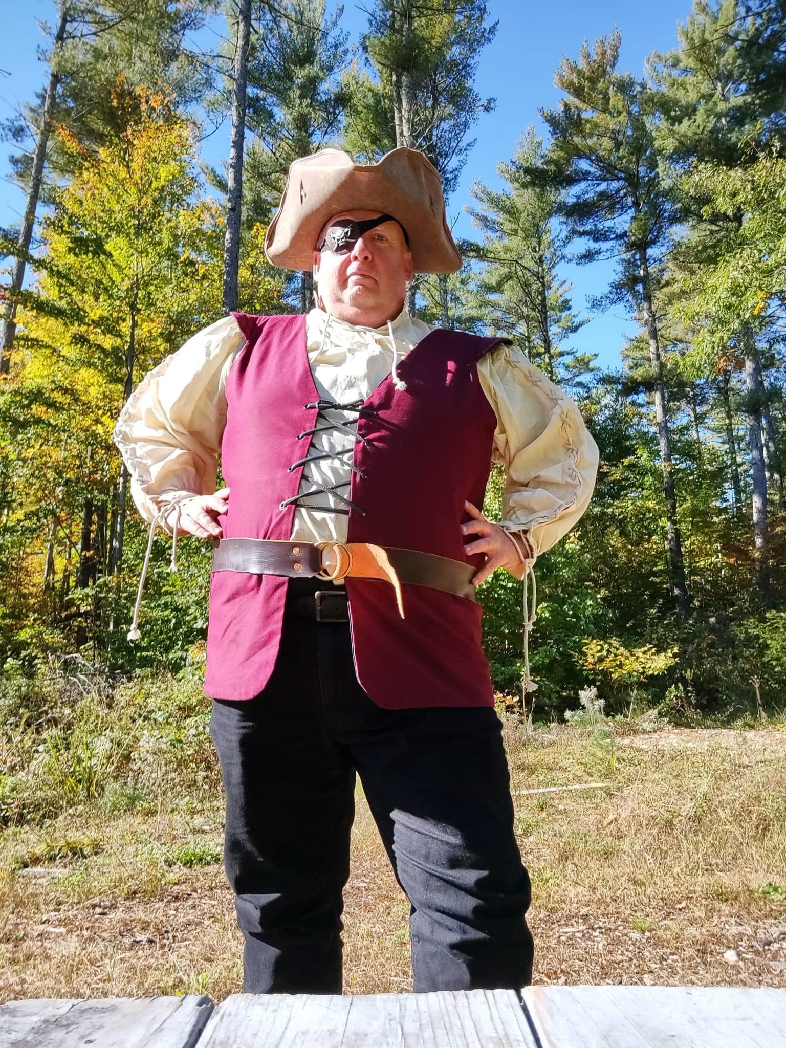 Sullivan Mudie of Augusta was at camp with his mom Lynette Mudie. Sullivan is a Lion Cub in Pack 684 and is in Kindergarten. "I liked seeing the bumblebees," Sullivan said. "And shooting the pumpkins with the BB Gun." The Haunted House beneath the dining hall was guarded by the Grim Reaper (Joseph Maranda) of Augusta and his son Owen Maranda of Augusta and Chelsea. Owen is a Tenderfoot Scout in Troop 631 where his dad is one of the Assistant Scoutmasters. "I'm having fun directing people into the Haunted House," Owen said. Jet Jordan is a 5 year old from Livermore Falls who was dressed as a Ghostbuster. He is a Tiger Cub in Winthrop Troop 604 and helped his Aunt Sierra Cummings of Monmouth set up the Archery Range while also keeping ghosts at bay. "I ain't afraid of no ghosts." Logan Juengst is a Zombie Hunter from Manchester and is a Webelos Cub Scout in Pack 622. He hadn't found any zombies around Camp Bomazeen but found a lot of fun.