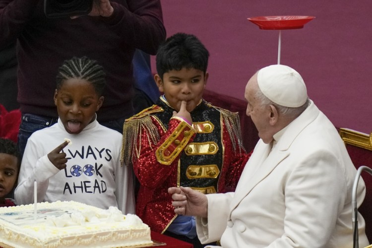 APTOPIX Vatican Pope Birthday